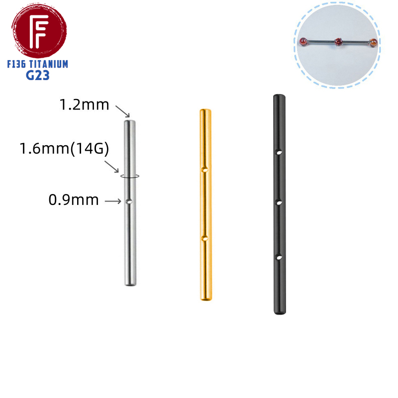 Body Jewelry Implant Grade - ASTM F136 Implant Grade Titanium 14G