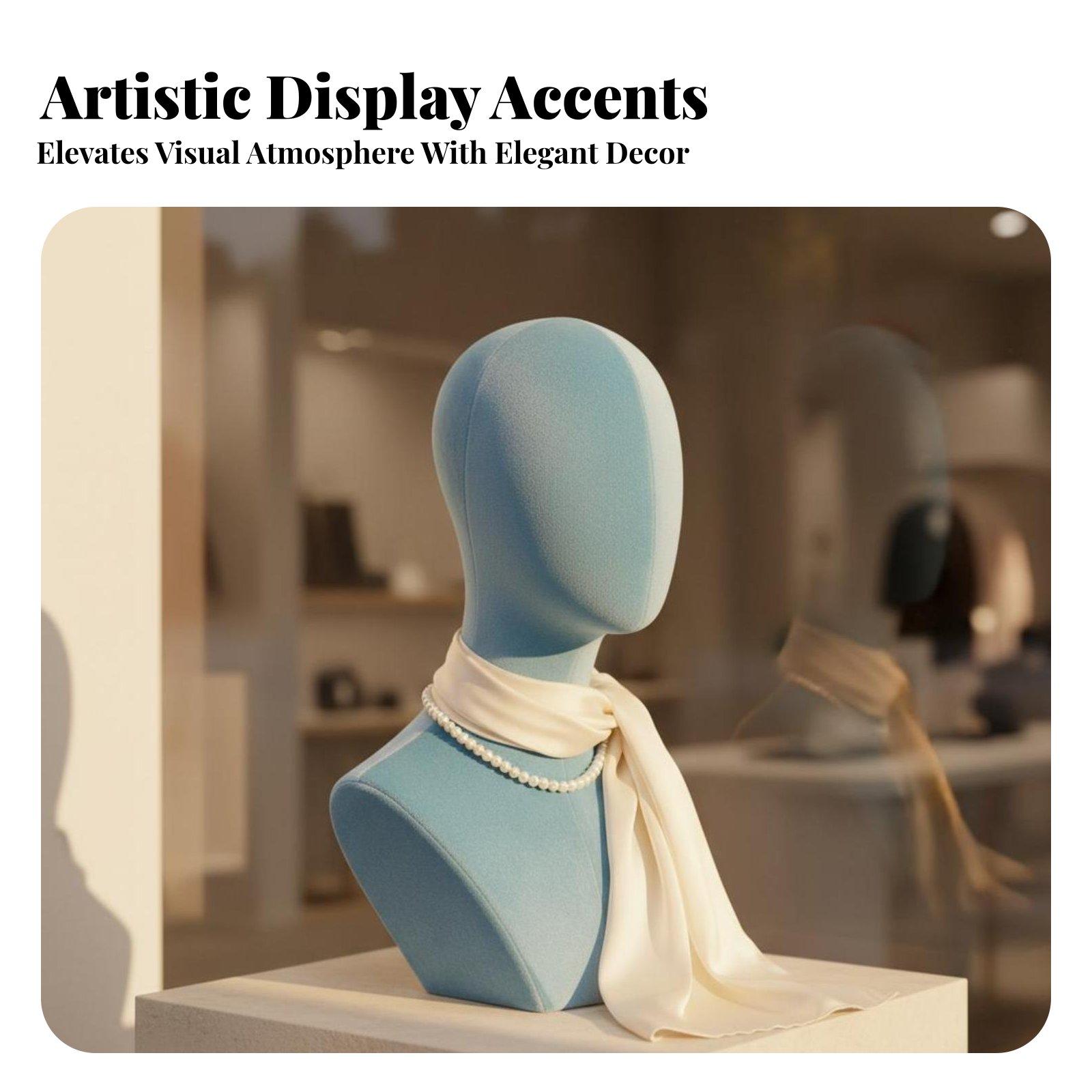 Premium Velvet Covered Mannequ - Body Jewelry Store review and price
