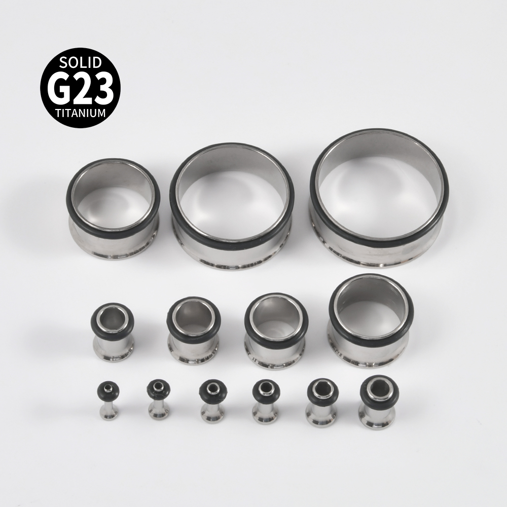 1Pair G23 Titanium Single Flar - Body Jewelry Ear Gauges review and price