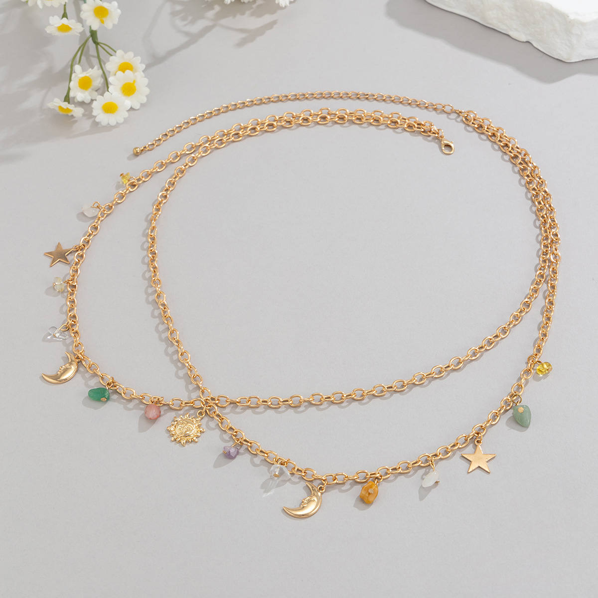 Boho Star Moon Sun Pendant Wai - Body Jewelry For You review and price