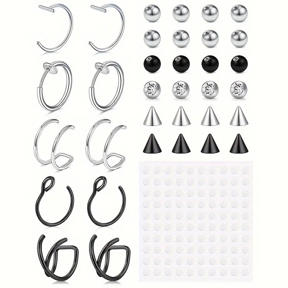 Fake Piercings Fake Lip Ring F - Body Jewelry And Piercing review and price
