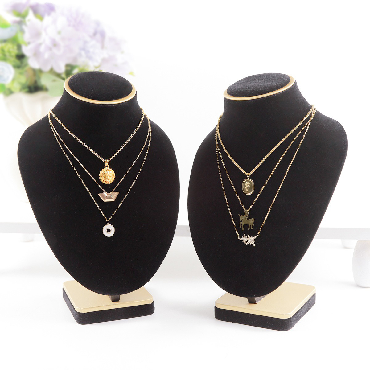 Body Black Velvet Jewelry Bust - Body Jewelry Store review and price
