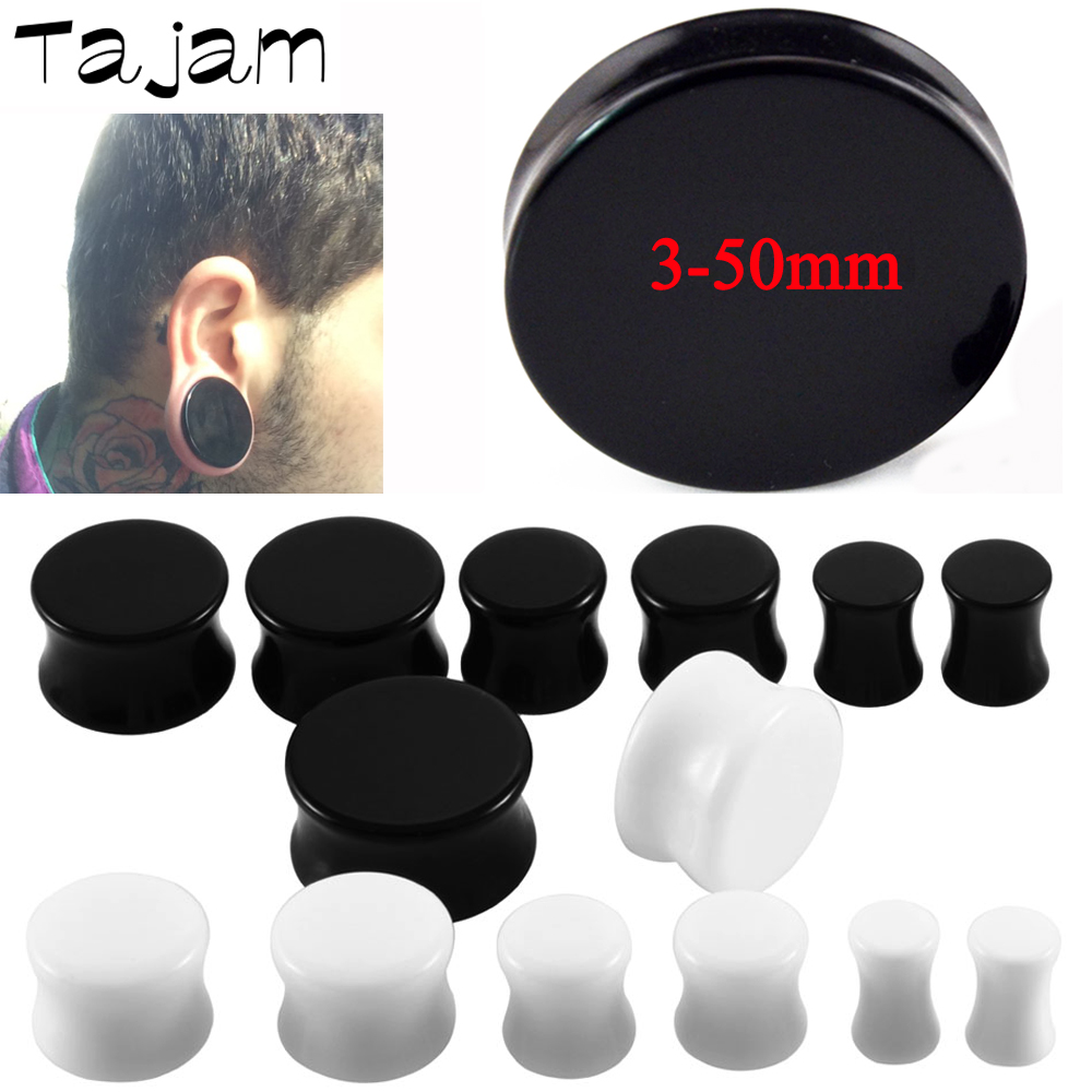 1 Pair 3mm-50mm Big Size Solid - Body Jewelry Ear Gauges review and price
