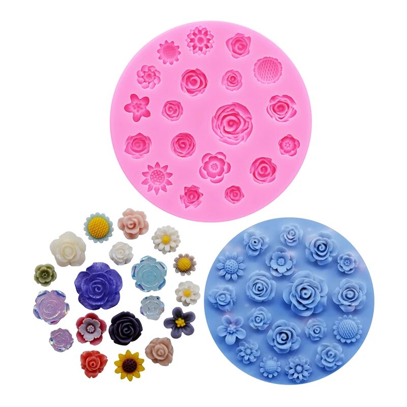 Flowers Silicone Mold Flower R - Body Jewelry Display Case review and price