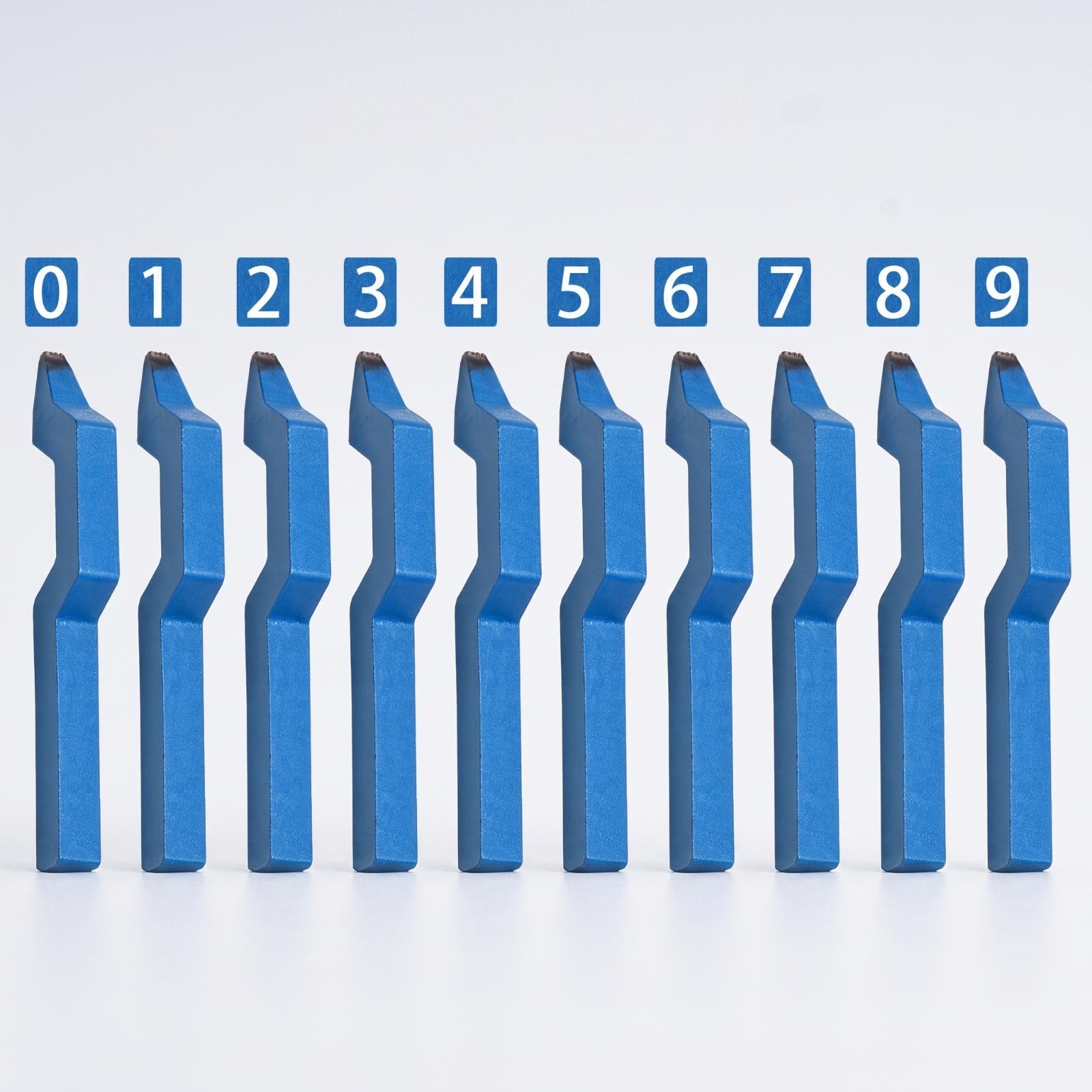 Curved Number Stamp Set Jewelr - Body Jewelry For You review and price