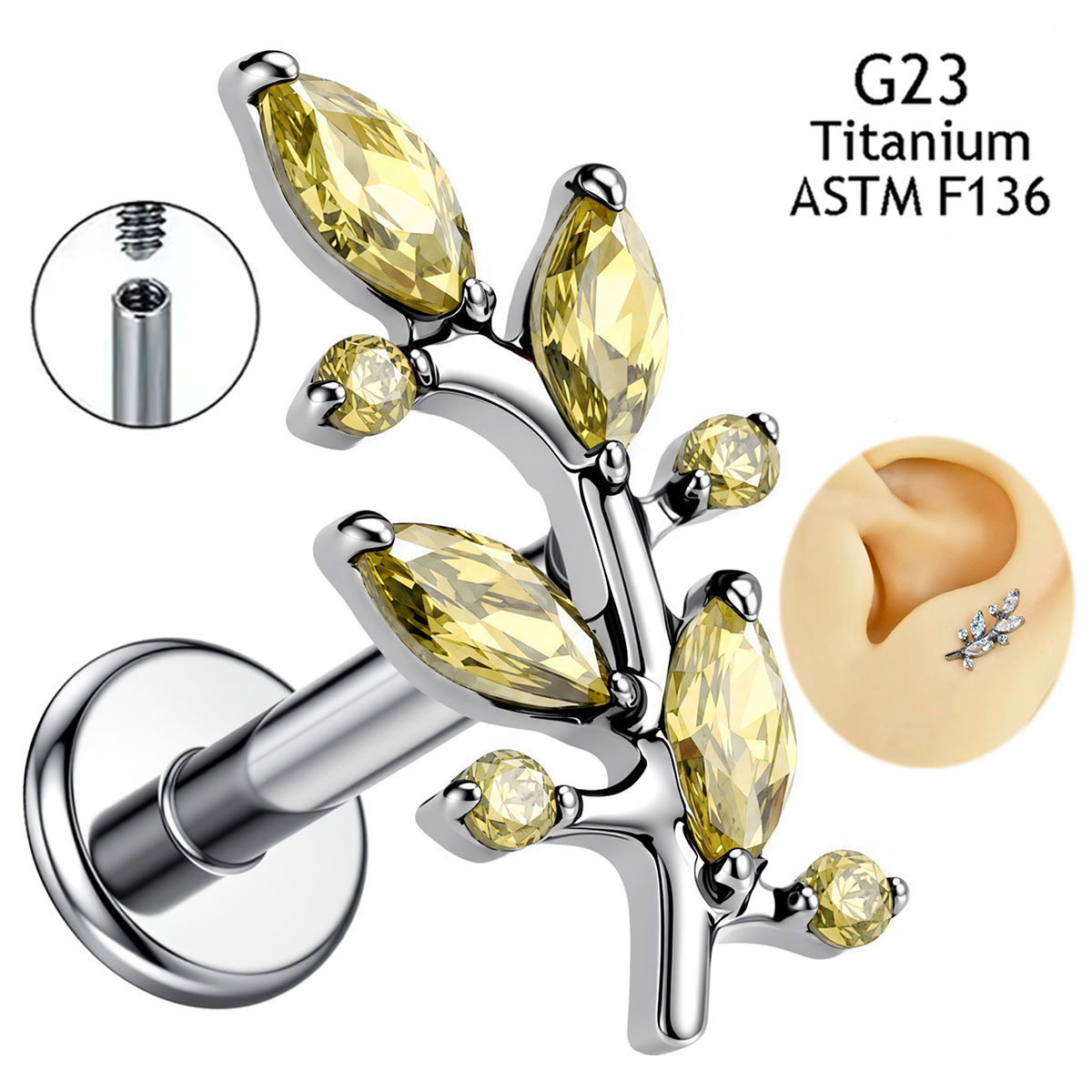 New Implant Grade ASTM F136 Ti - Body Jewelry Implant Grade review and price