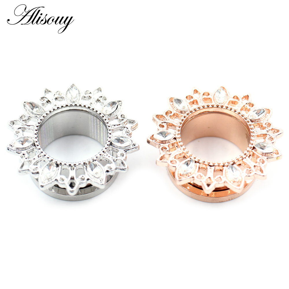 Alisouy 2pcs Stainless Steel F - Body Jewelry Ear Gauges review and price