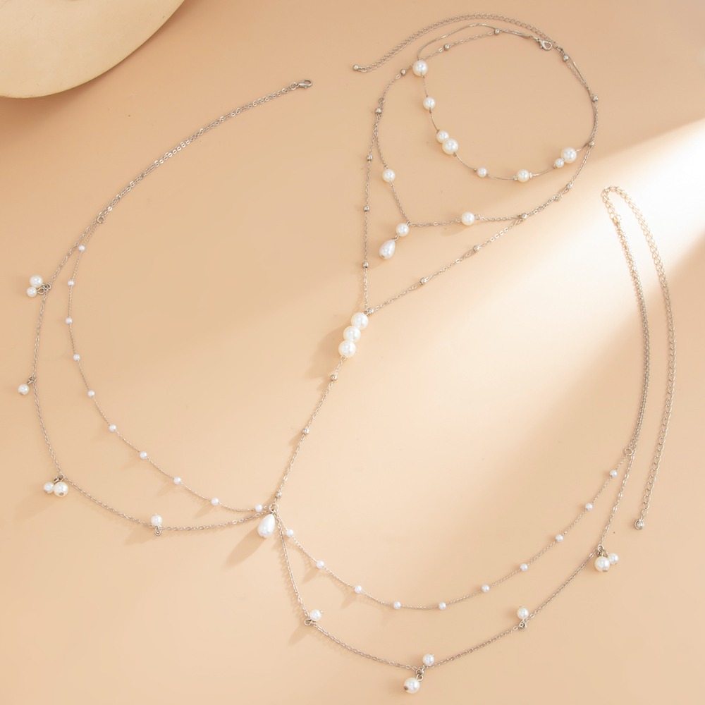 Multi Layer Imitation Pearl Ne - Body Jewelry For You review and price