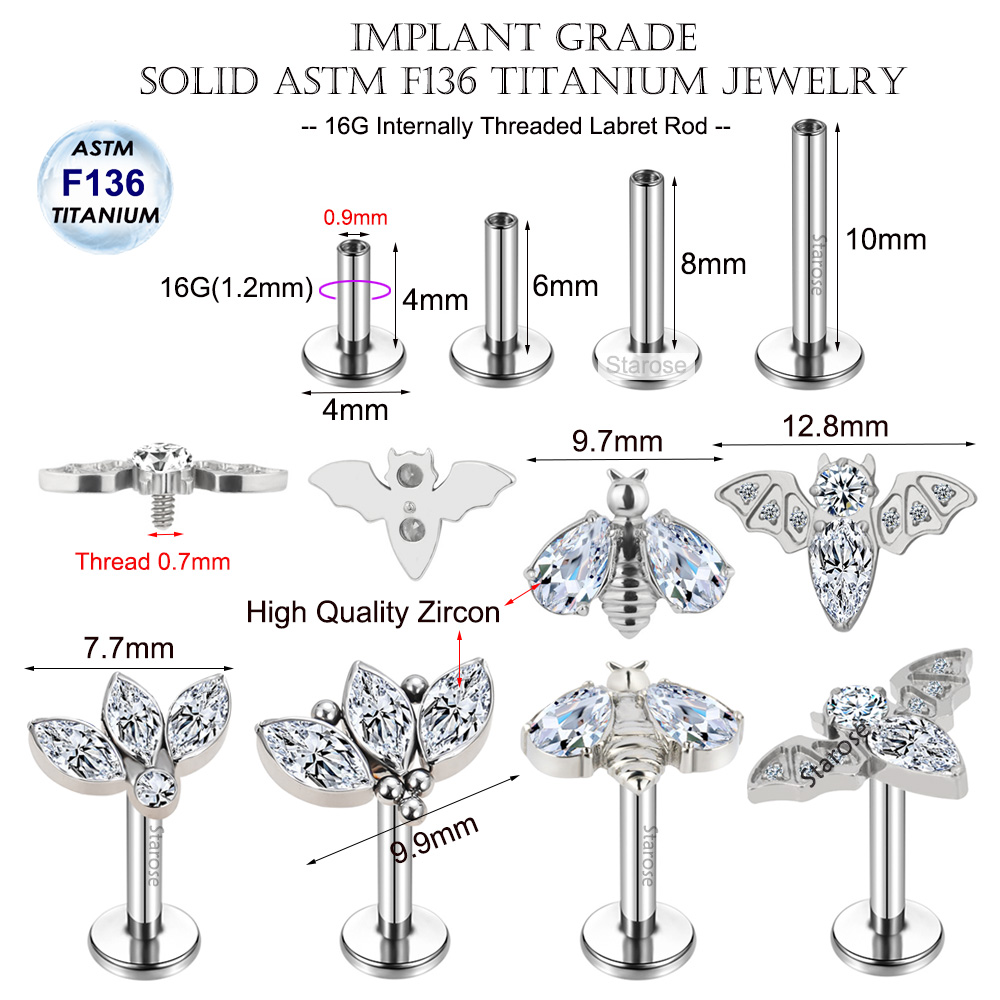Implant Grade ASTM F-136 Titan - Body Jewelry Implant Grade review and price