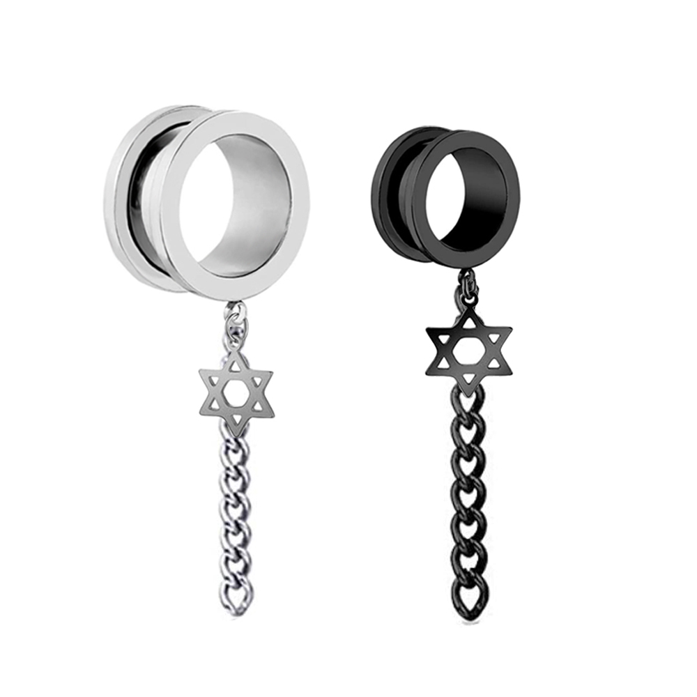 1 Pair Stainless Steel Ear Plu - Body Jewelry Ear Gauges review and price