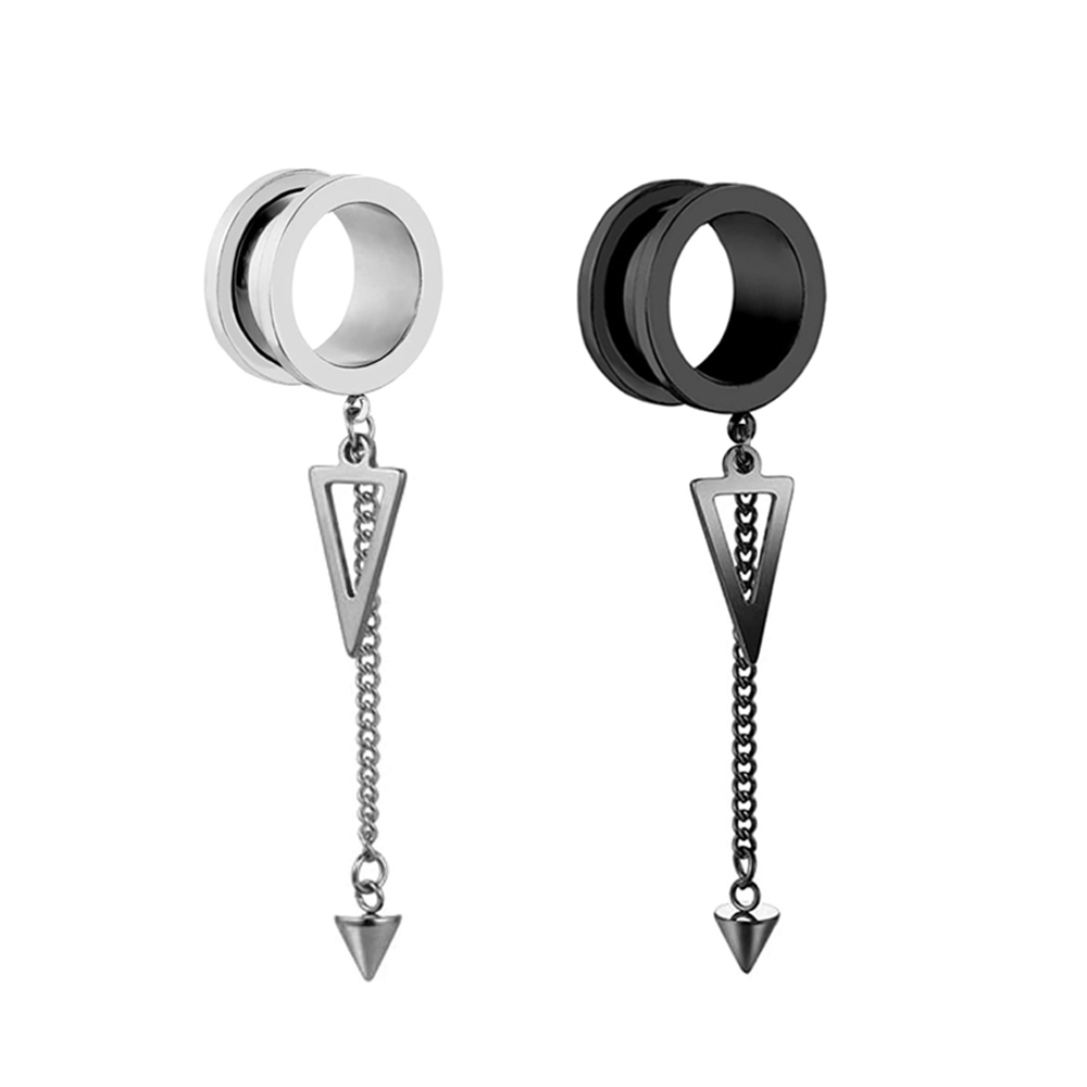 1 Pair Stainless Steel Ear Plu - Body Jewelry Ear Gauges review and price