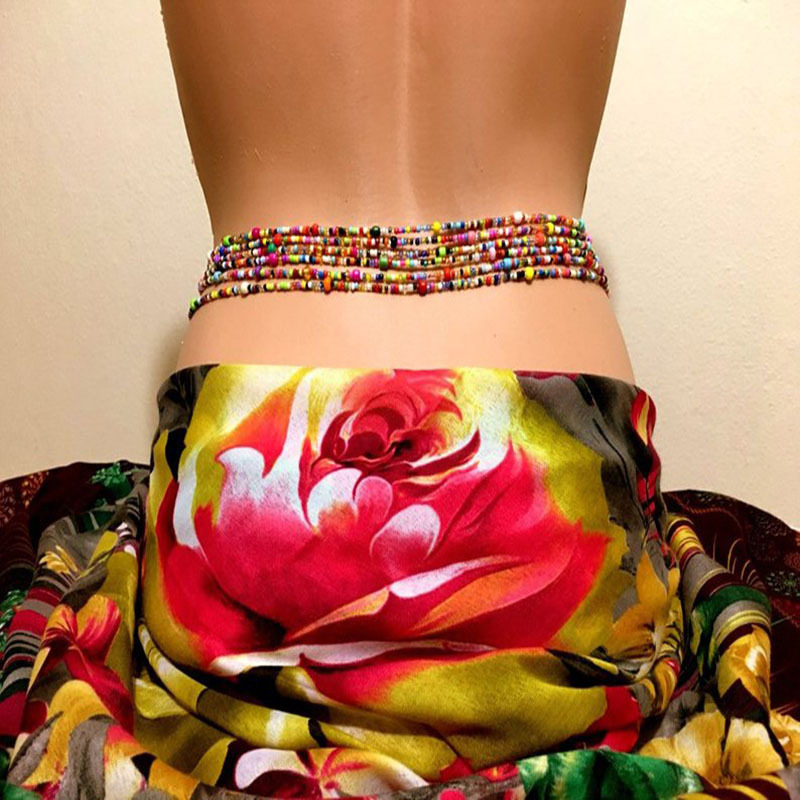 Women Layered Beaded Belly Cha - Body Jewelry For You review and price